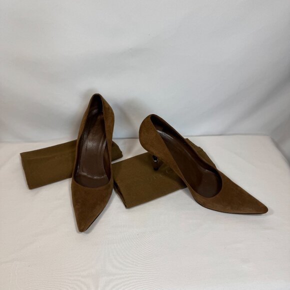 GUCCI NUTMEG BROWN PUMPS w/BAMBOO HEEL ACCENT– SIZE 8.5B - Picture 15 of 15